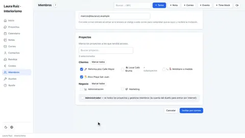 Miniatura del tutorial: Dar acceso a tu equipo solo a los proyectos que toca